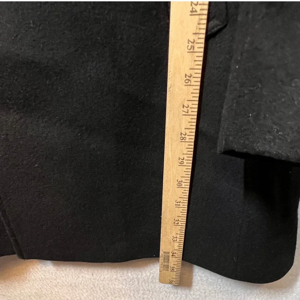 Tallia Mens Black Wool‎ Blend Blazer Sport Coat Jacket Size L